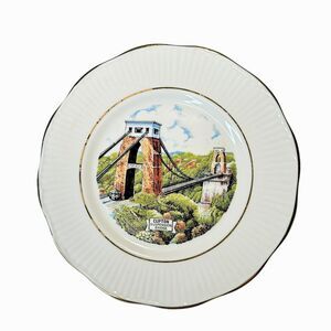 Reli Washbourne London China Decorative Plate Clifton Suspension Bridge England